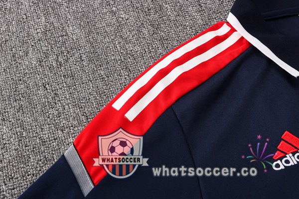 Training Polo Bayern Munich + Pants Blue Royal 2021-2022