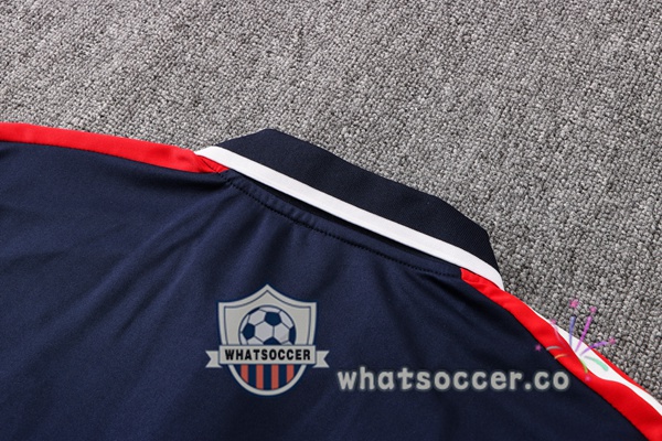 Training Polo Bayern Munich + Pants Blue Royal 2021-2022