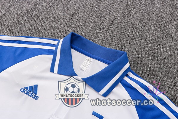 Training Polo Juventus + Pants White Blue 2021-2022
