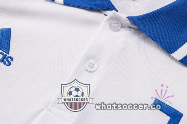 Training Polo Juventus + Pants White Blue 2021-2022