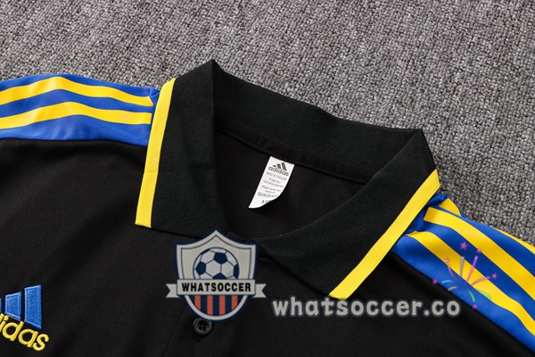 Training Polo Manchester United + Pants Black 2021-2022