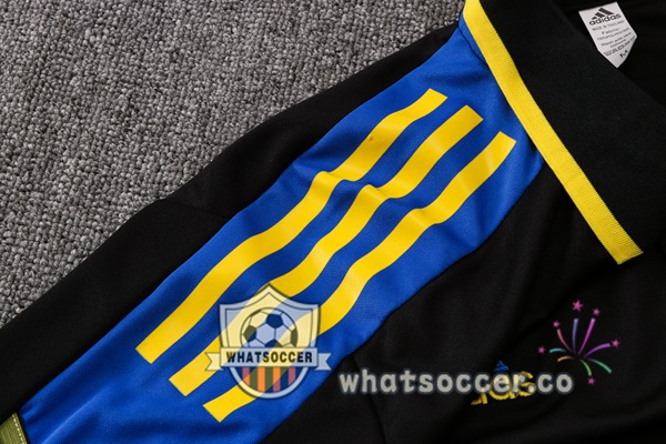 Training Polo Manchester United + Pants Black 2021-2022