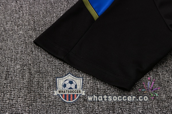 Training Polo Manchester United + Pants Black 2021-2022