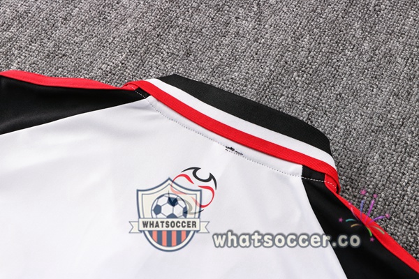 Training Polo Manchester United + Pants White Black 2021-2022