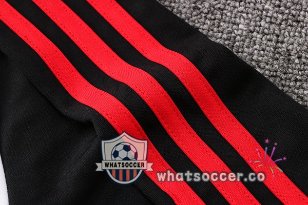 Training Polo Manchester United + Pants White Black 2021-2022