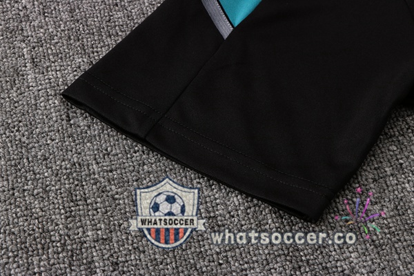 Training Polo Real Madrid + Pants Black Green 2021-2022