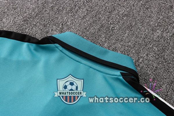 Training Polo Real Madrid + Pants Green Black 2021-2022