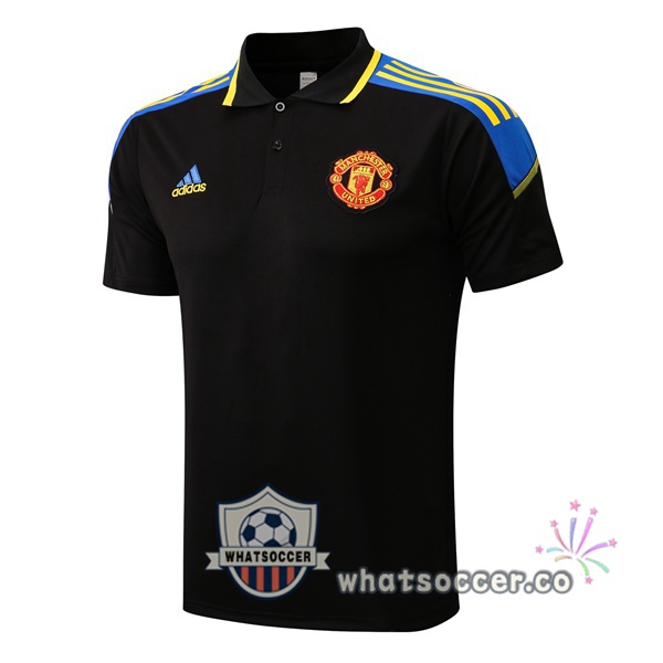 Training Polo Manchester United Black 2021-2022