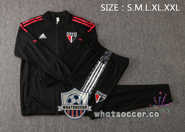 Sao Paulo FC Black Tracksuit 2022-2023