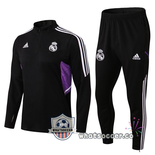Real Madrid Black Tracksuit 2022-2023
