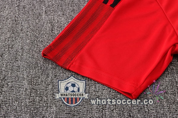 Manchester United Training T-Shirts + Pants Red 2022-2023