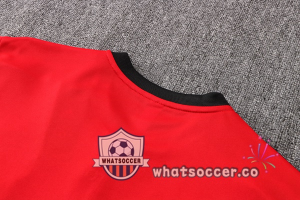 Manchester United Training T-Shirts + Pants Red 2022-2023