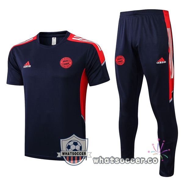 Bayern Munich Training T-Shirts + Pants Blue Royal 2022-2023