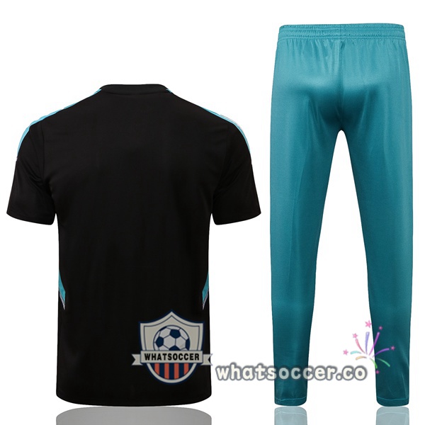 Real Madrid Training T-Shirts + Pants Black 2022-2023