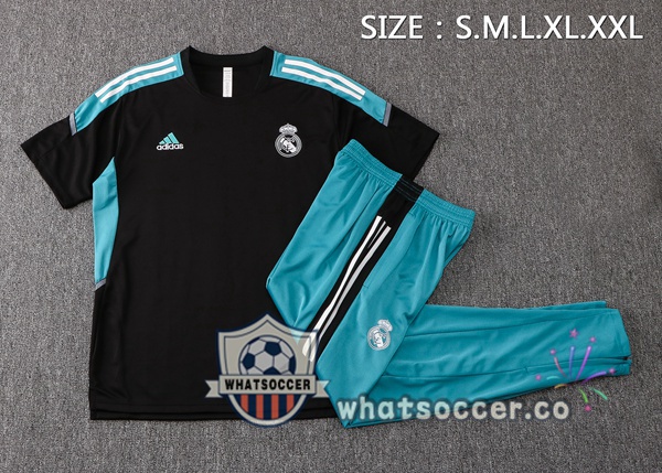 Real Madrid Training T-Shirts + Pants Black 2022-2023