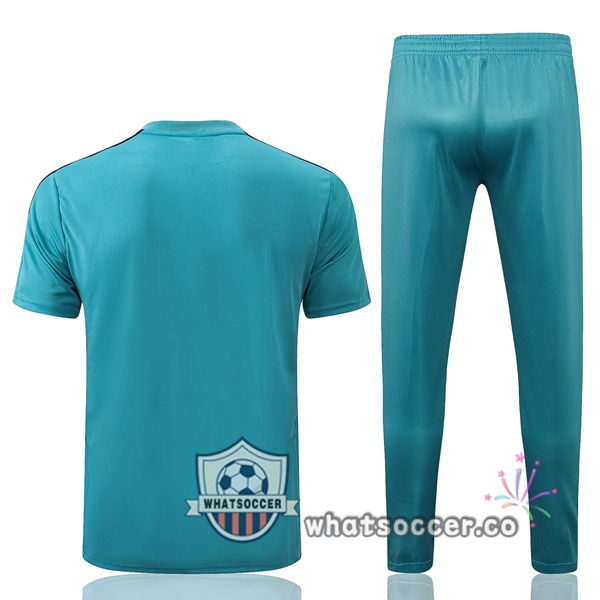 Real Madrid Training T-Shirts + Pants Green 2022-2023