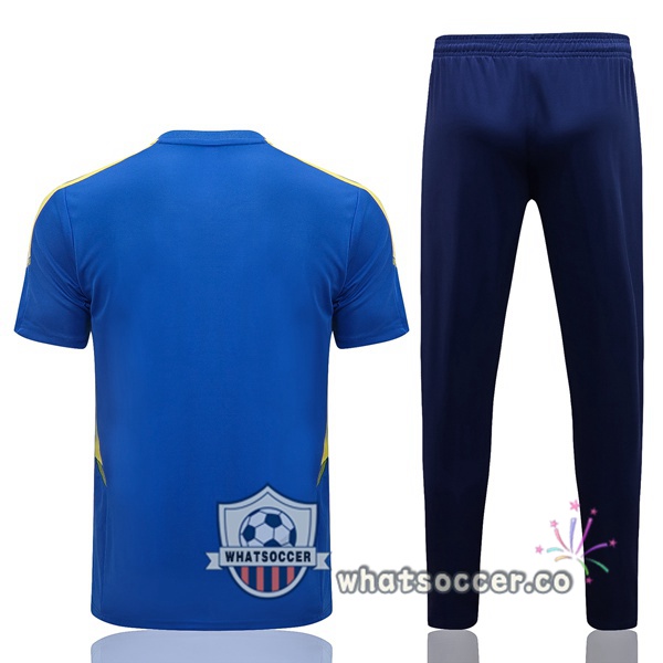 Juventus Training T-Shirts + Pants Blue 2022-2023