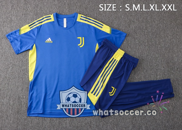 Juventus Training T-Shirts + Pants Blue 2022-2023