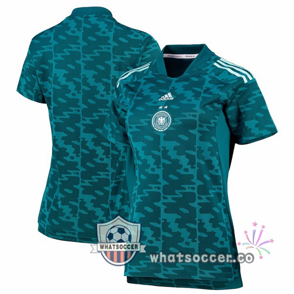 Germany Women Away Soccer Jerseys Blue UEFA Women's Euro 2022