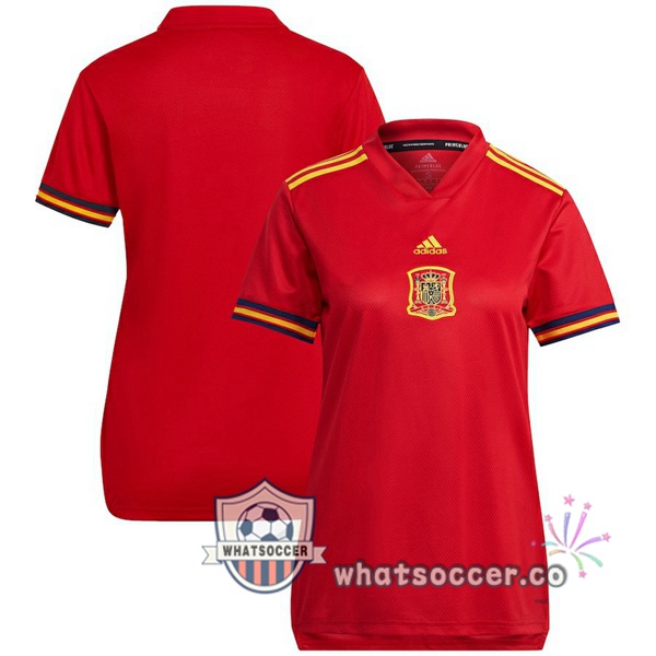 Spain Women Home Soccer Jerseys Red UEFA Women's Euro 2022
