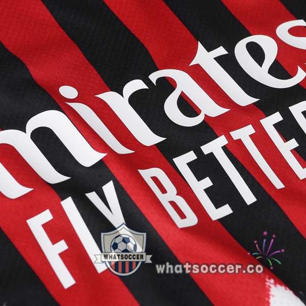 AC Milan Fourth Soccer Jerseys Red White 2021-2022