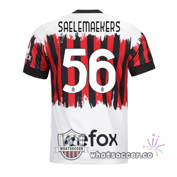 AC Milan (SAELEMAEKERS 56) Fourth Soccer Jerseys 2021-2022