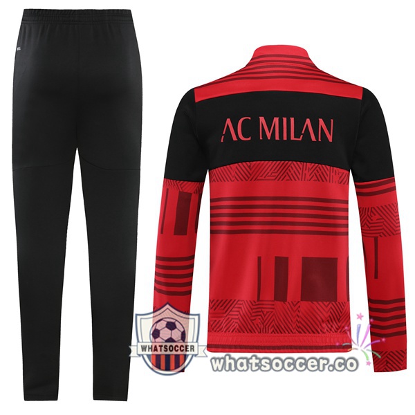 AC Milan Red Black Jacket 2022-2023
