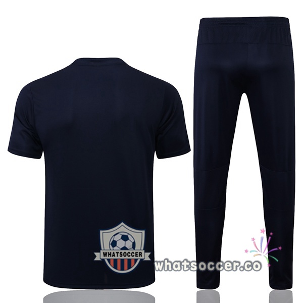 Italy Training T-Shirts + Pants Blue Royal 2022-2023