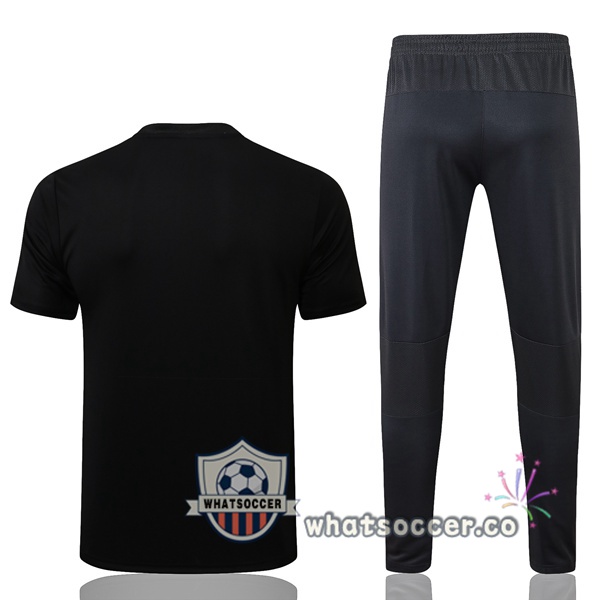 Dortmund BVB Training T-Shirts + Pants Black 2022-2023