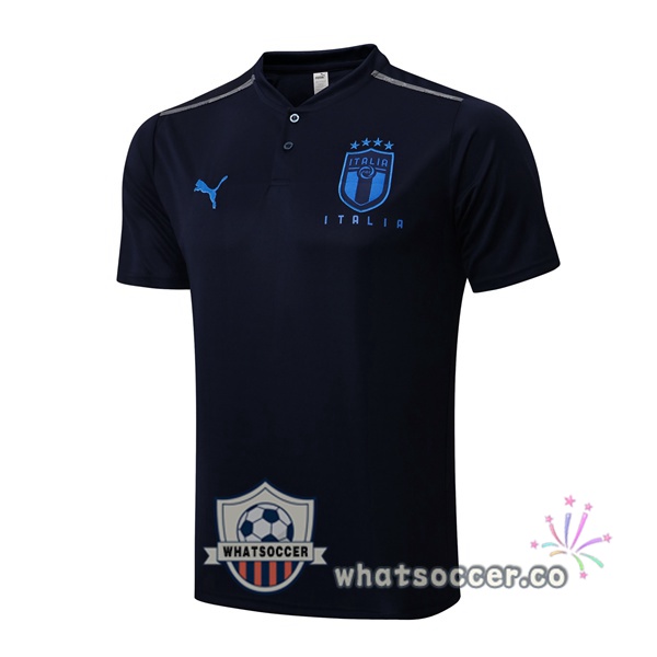 Italy Training T-Shirts Blue Royal 2022-2023