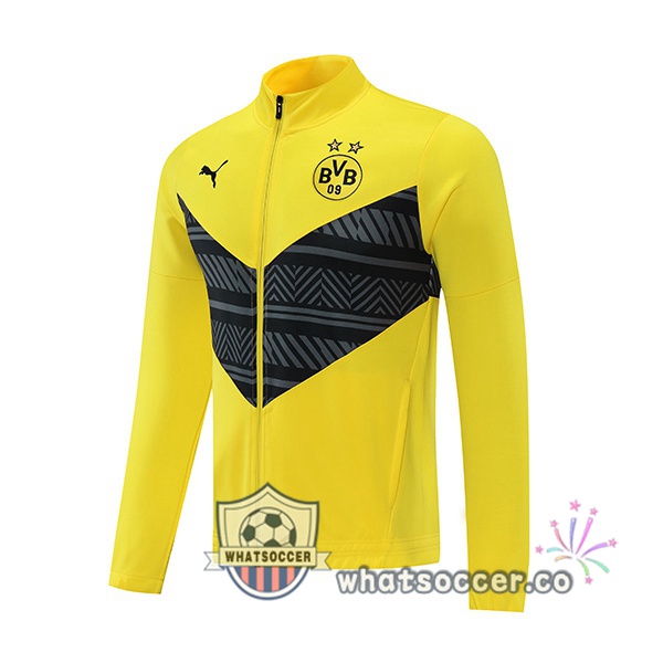 Dortmund BVB Soccer Jacket Yellow 2022-2023