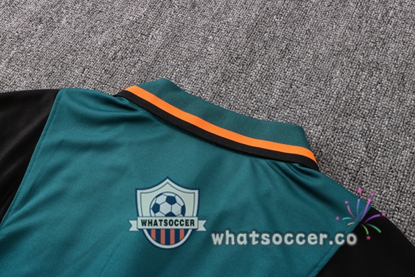 Training Polo FC Liverpool + Pants Green Black 2021-2022