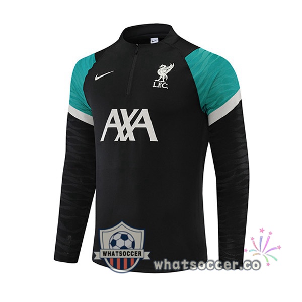 FC Liverpool Soccer Sweater Black Green 2022-2023