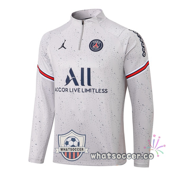 JORDAN Paris PSG Soccer Sweater Gray 2022-2023