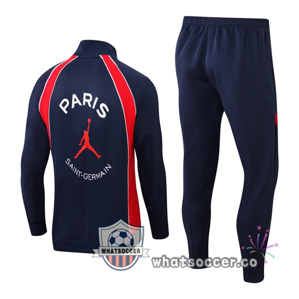 Paris PSG Blue Royal Red Jacket 2022-2023