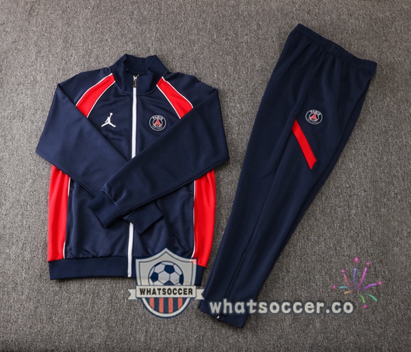 Paris PSG Blue Royal Red Jacket 2022-2023