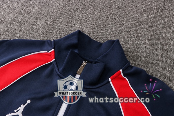 Paris PSG Blue Royal Red Jacket 2022-2023