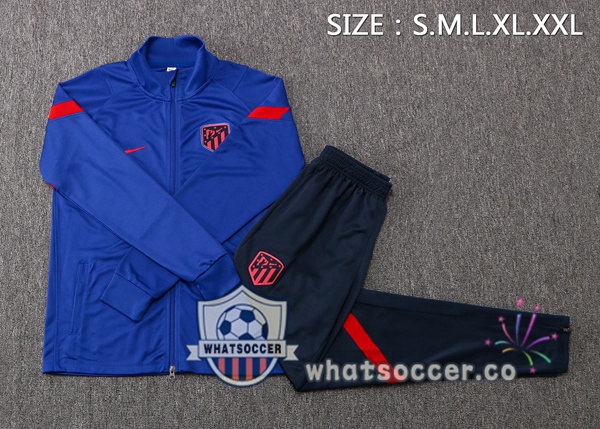 Atletico Madrid Blue Jacket 2022-2023