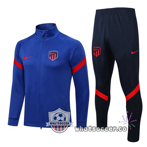 Atletico Madrid Blue Jacket 2022-2023