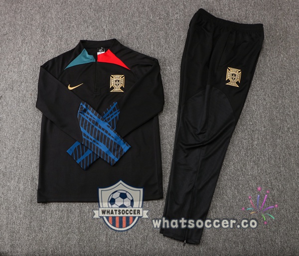 Portugal Black Tracksuit 2022-2023