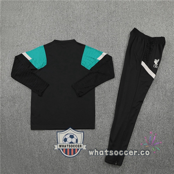 FC Liverpool Black Green Tracksuit 2022-2023