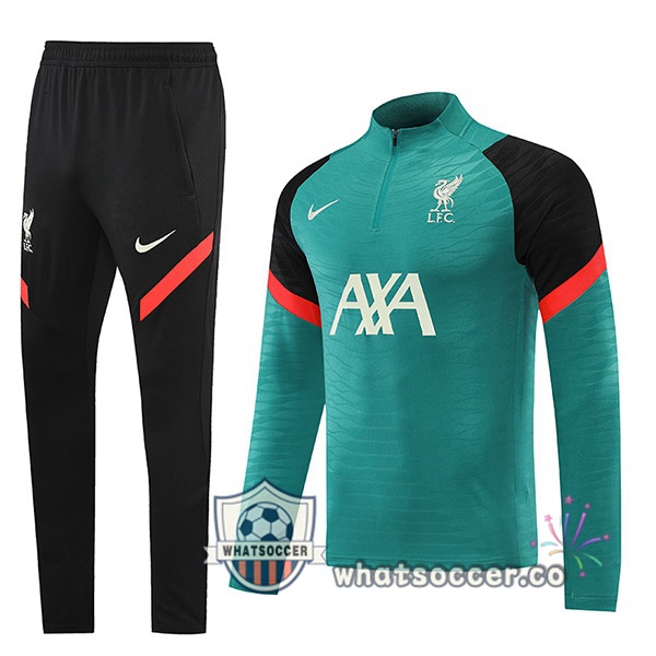 FC Liverpool Green Black Tracksuit 2022-2023