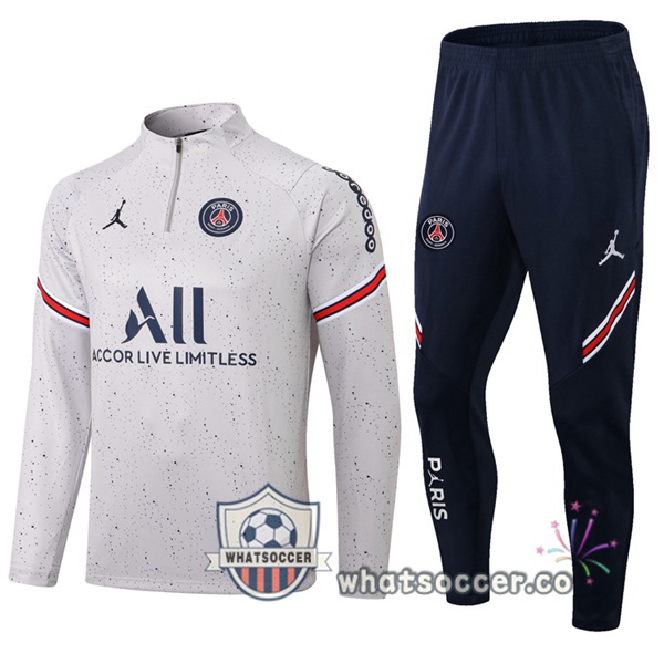 JORDAN Paris PSG Gray Tracksuit 2022-2023