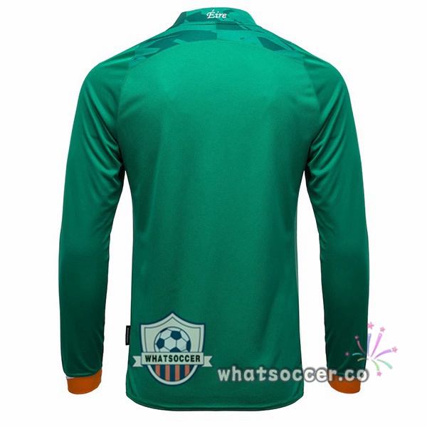 Ireland Home Soccer Jerseys Long Sleeve Green 2022-2023
