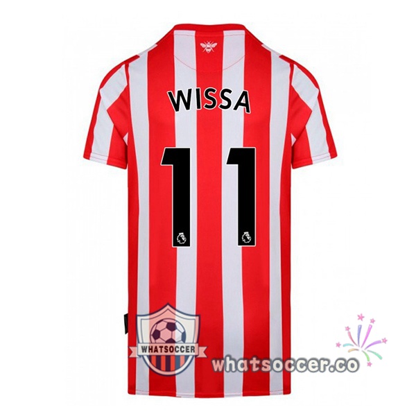 Brentford FC (WISSA 11) Home Soccer Jerseys Red White 2022-2023