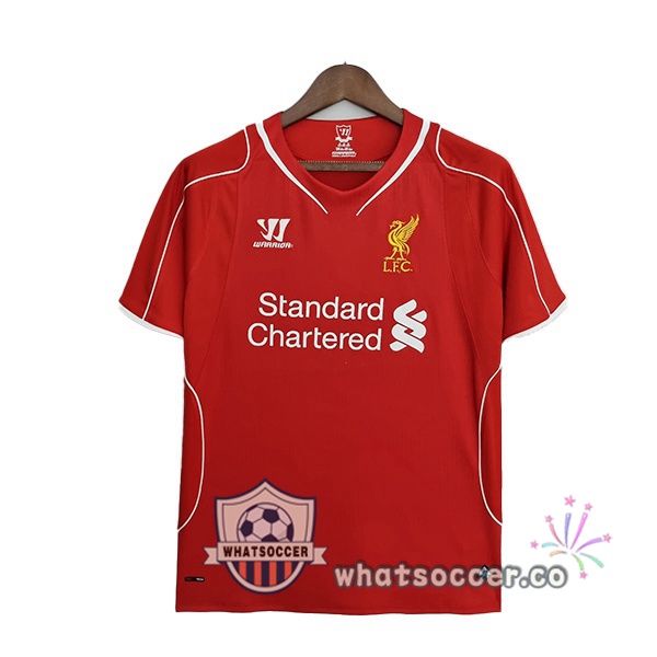 FC Liverpool Retro Home Soccer Jerseys Red 2014-2015