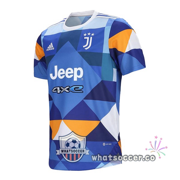 Juventus Four Soccer Jerseysth Blue 2021-2022
