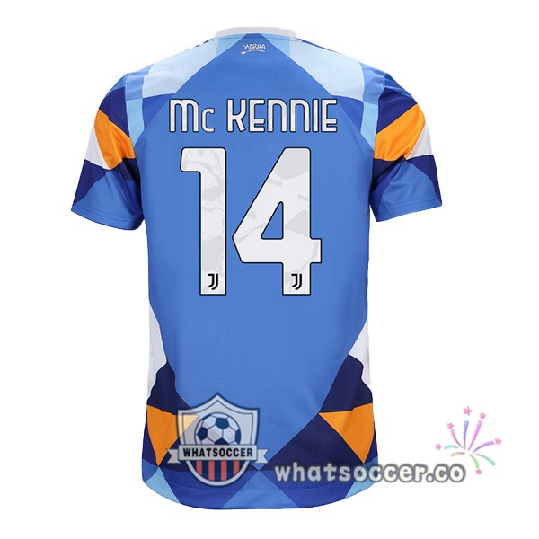Juventus (MCKENNIE 14) Four Soccer Jerseysth Blue 2021-2022