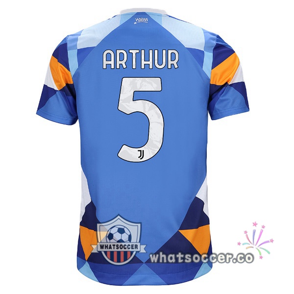 Juventus (ARTHUR 5) Four Soccer Jerseysth Blue 2021-2022