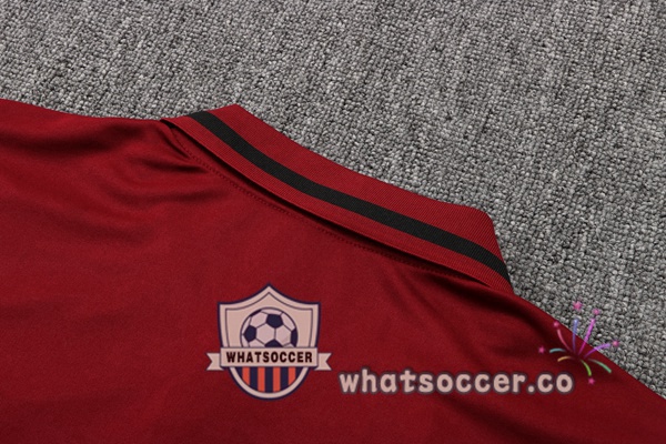 Training Polo Bayern Munich + Pants Red 2022-2023